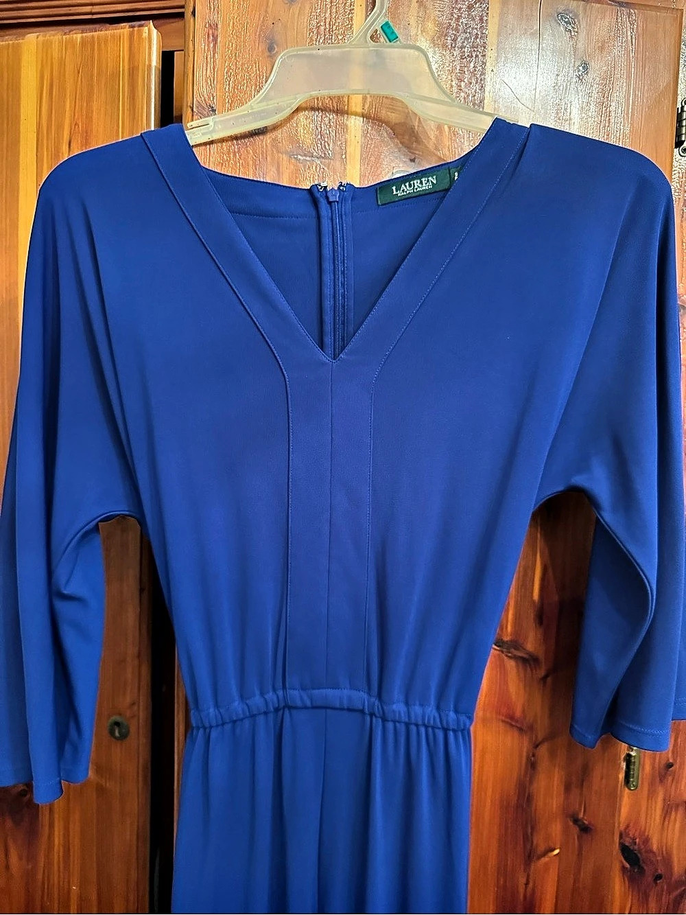 Lauren Ralph Lauren Blue Long Sleeve Dress Size Small